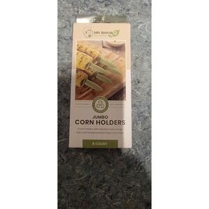 Jumbo‎ Corn Holders Set of 1 package of 8